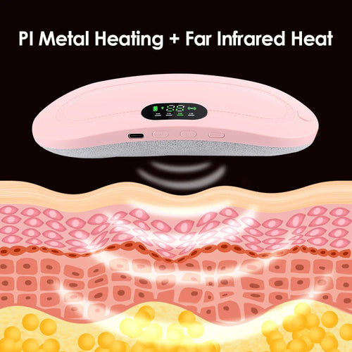 Electric Heating Waist Belt Massager for Menstrual Relief